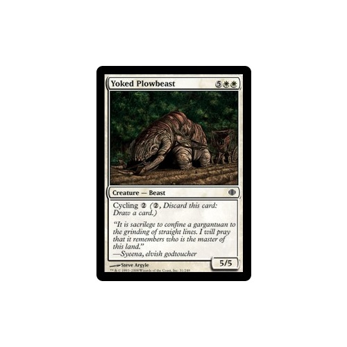 Yoked Plowbeast FOIL - ALA