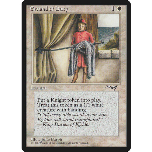 Errand of Duty (A) - ALL