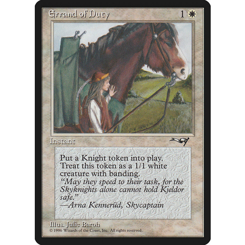 Errand of Duty (B) - ALL