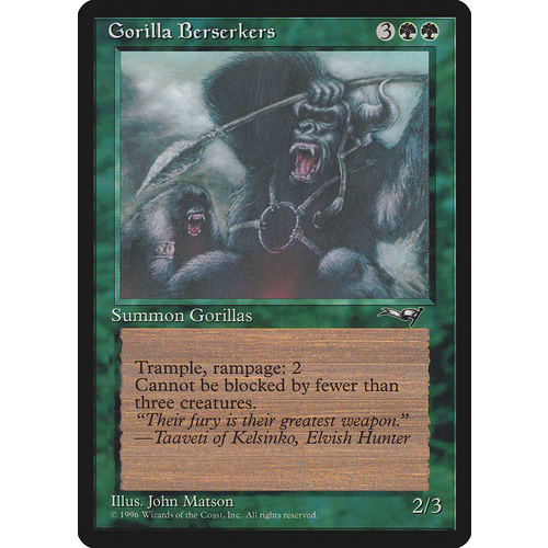 Gorilla Berserkers (A) - ALL