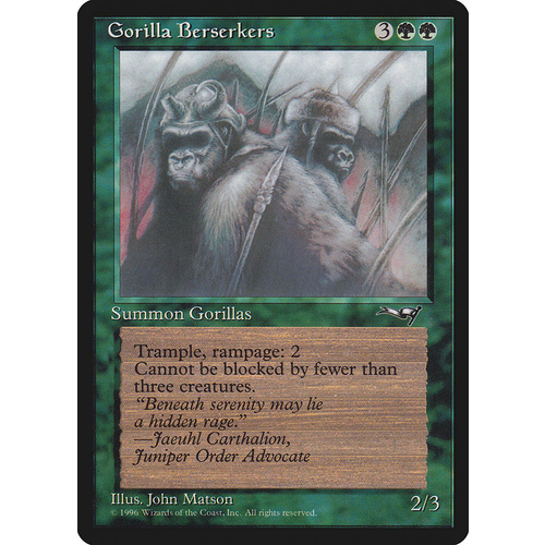 Gorilla Berserkers (B) - ALL