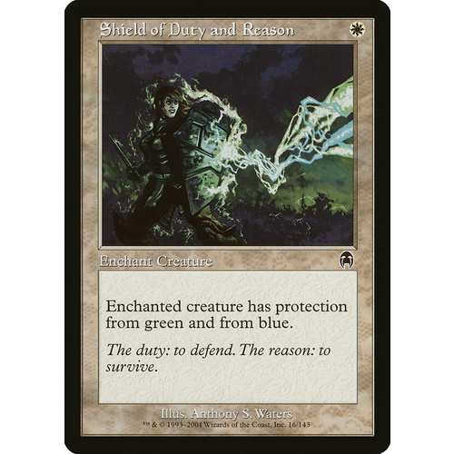 Shield of Duty and Reason FOIL - APC