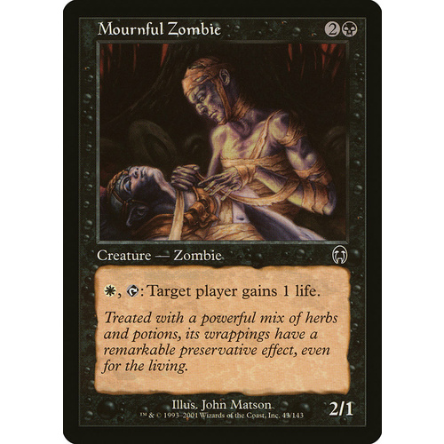 Mournful Zombie FOIL - APC