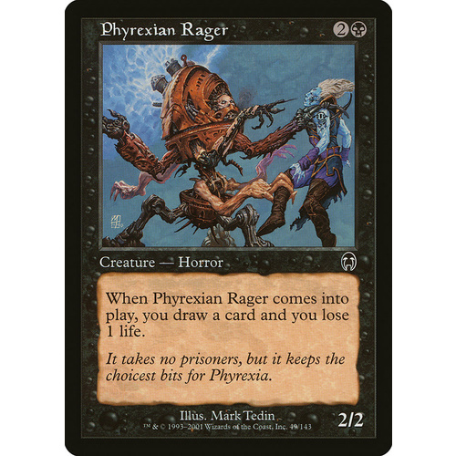 Phyrexian Rager FOIL - APC
