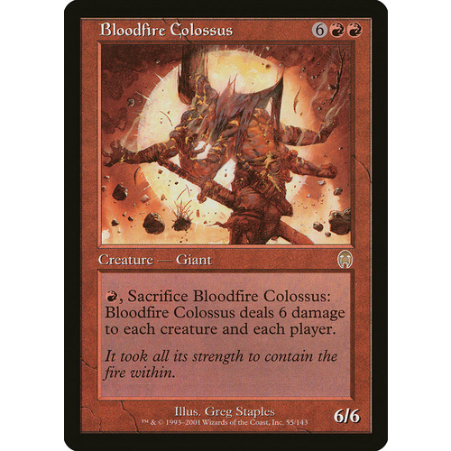 Bloodfire Colossus FOIL - APC