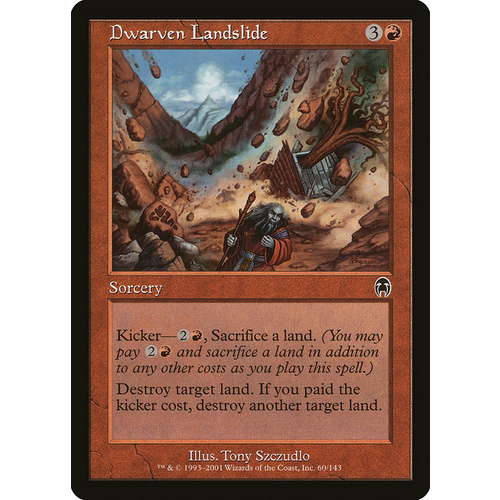 Dwarven Landslide FOIL - APC