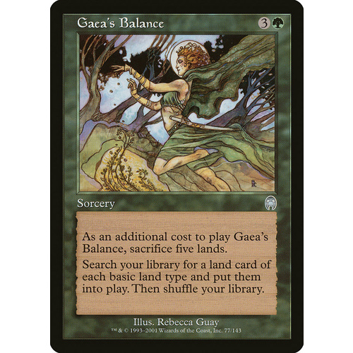 Gaea's Balance FOIL - APC