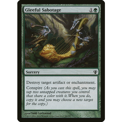 Gleeful Sabotage - ARC