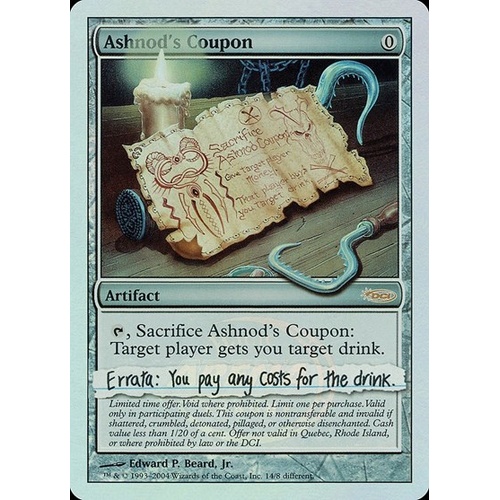 Ashnod's Coupon FOIL - ARENA