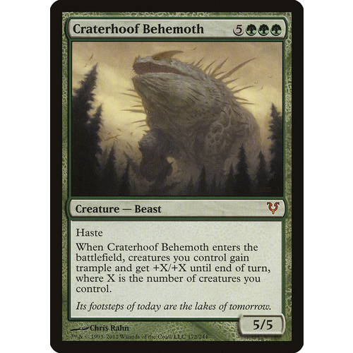 Craterhoof Behemoth - AVR