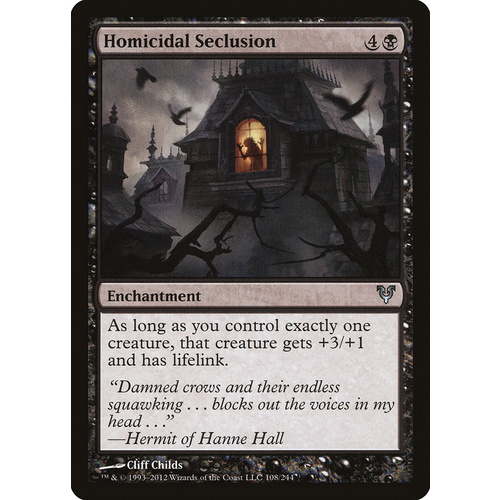 Homicidal Seclusion - AVR