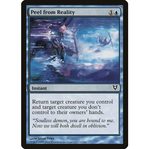 Peel from Reality - AVR