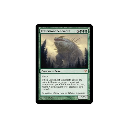 Craterhoof Behemoth FOIL - AVR