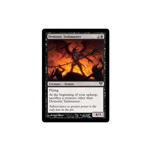 Demonic Taskmaster FOIL - AVR