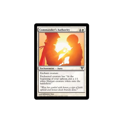 Commander's Authority FOIL - AVR