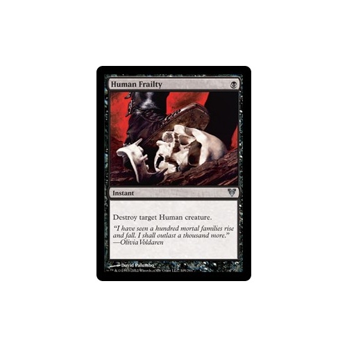 Human Frailty FOIL - AVR