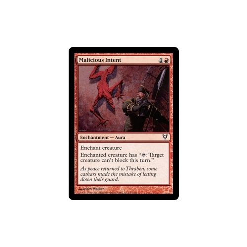 Malicious Intent FOIL - AVR