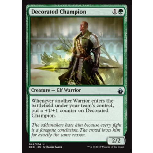Decorated Champion - BBD