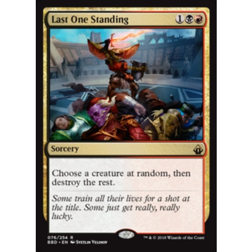 Last One Standing - BBD