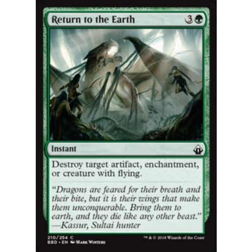 Return to the Earth - BBD