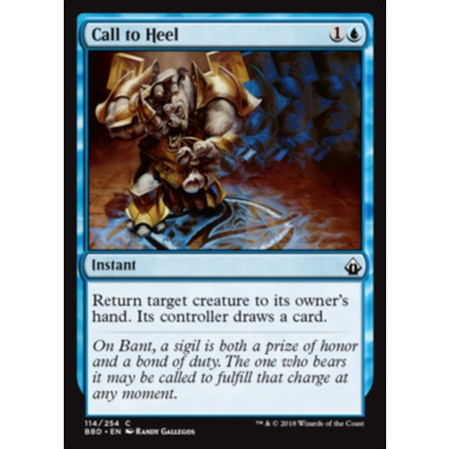 Call to Heel FOIL - BBD