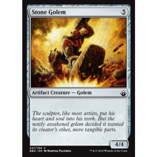 Stone Golem FOIL - BBD