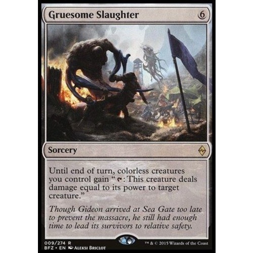 Gruesome Slaughter FOIL - BFZ