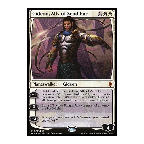 Gideon, Ally of Zendikar FOIL - BFZ