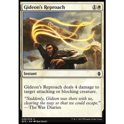 Gideon's Reproach FOIL - BFZ