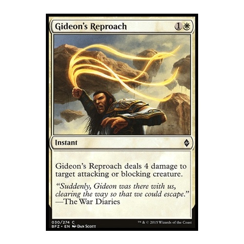 Gideon's Reproach - BFZ