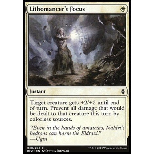 Lithomancer's Focus FOIL - BFZ