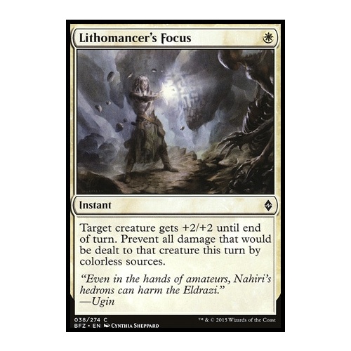 Lithomancer's Focus - BFZ