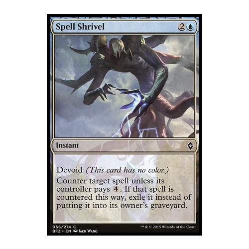 Spell Shrivel - BFZ