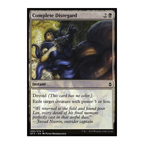 Complete Disregard - BFZ