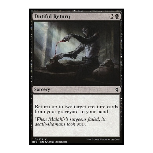 Dutiful Return - BFZ
