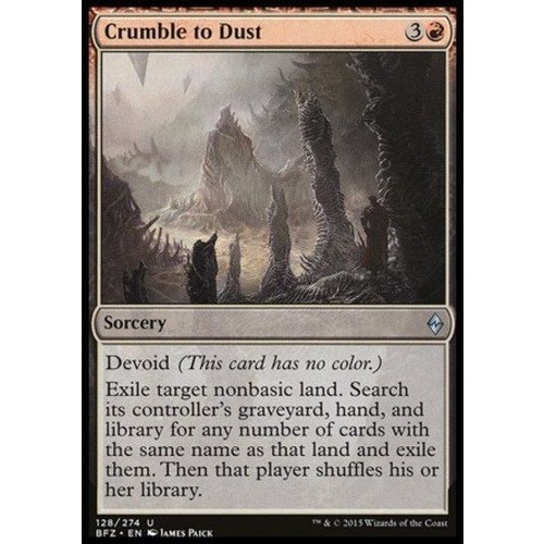 Crumble to Dust FOIL - BFZ