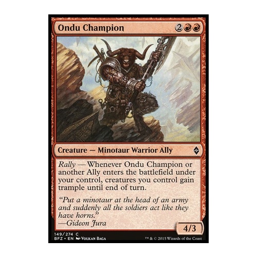 Ondu Champion - BFZ