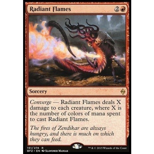 Radiant Flames FOIL - BFZ