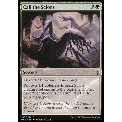 Call the Scions FOIL - BFZ