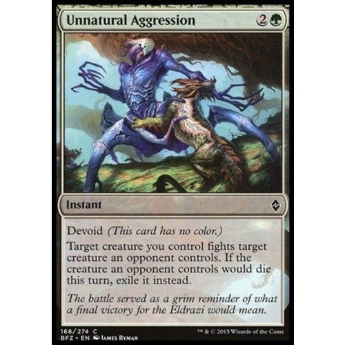 Unnatural Aggression FOIL - BFZ