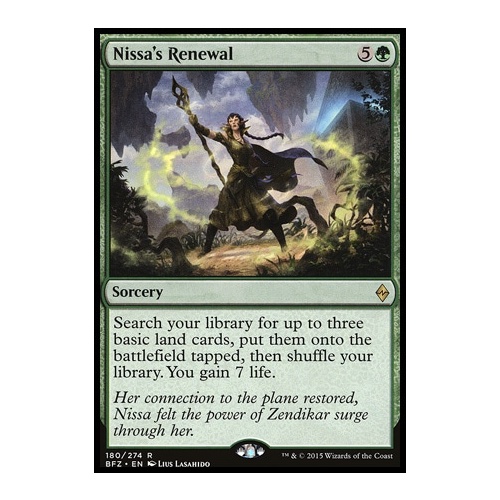 Nissa's Renewal FOIL - BFZ