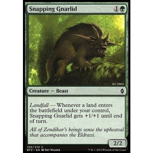Snapping Gnarlid FOIL - BFZ