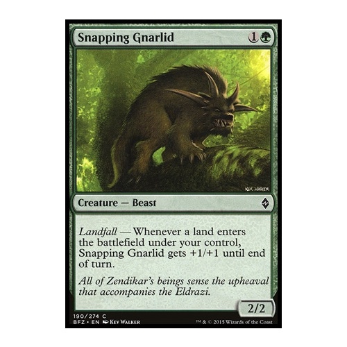 Snapping Gnarlid - BFZ