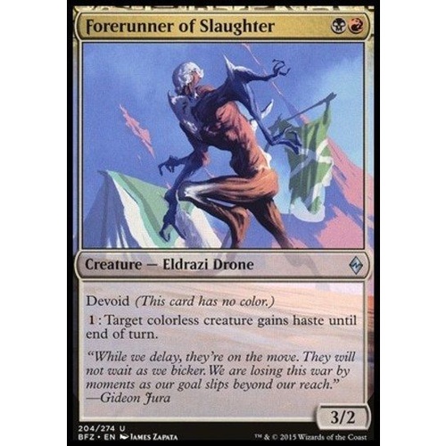 Forerunner of Slaughter FOIL - BFZ