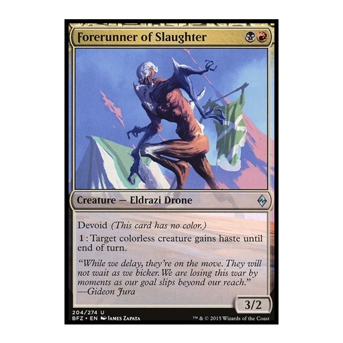 Forerunner of Slaughter - BFZ