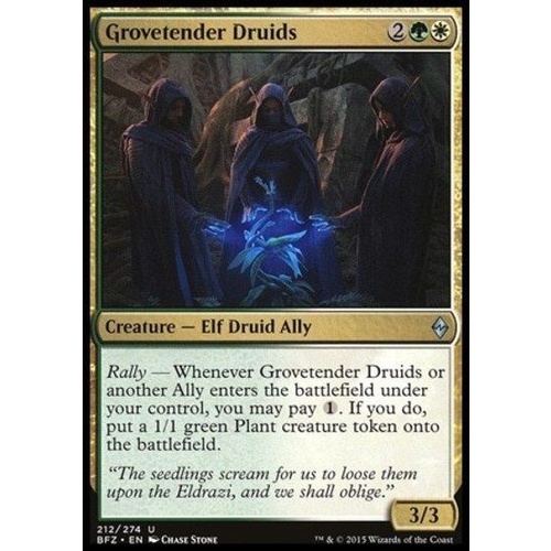Grovetender Druids FOIL - BFZ