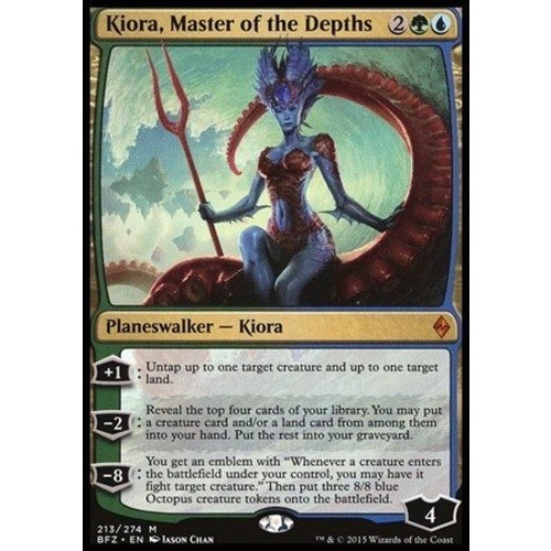 Kiora, Master of the Depths FOIL - BFZ