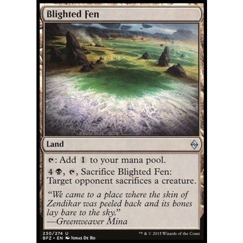 Blighted Fen FOIL - BFZ