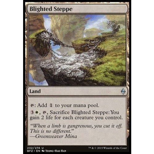 Blighted Steppe FOIL - BFZ