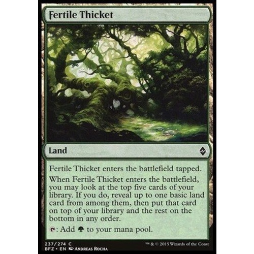 Fertile Thicket FOIL - BFZ